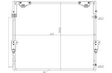 Kondenzátor, klimatizace HART 621 608