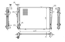 Chladič, chlazení motoru HART 630 233