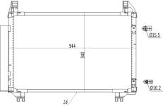 Kondenzátor, klimatizace HART 636 920