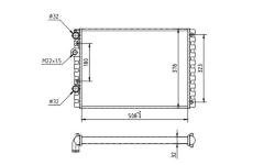 Chladič, chlazení motoru HART 601 817