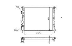 Chladič, chlazení motoru HART 603 285