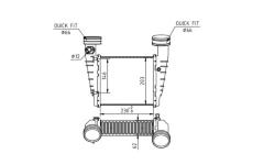 Chladič turba HART 605 580