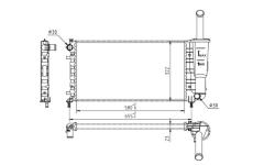 Chladič, chlazení motoru HART 605 903