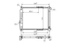 Chladič, chlazení motoru HART 606 412