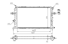 Chladič, chlazení motoru HART 620 276