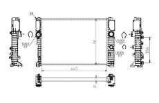 Chladič, chlazení motoru HART 628 625