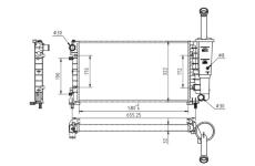 Chladič, chlazení motoru HART 637 133