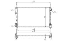 Chladič, chlazení motoru HART 637 136