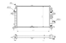 Chladič, chlazení motoru HART 637 148