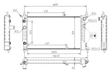 Chladič, chlazení motoru HART 637 163