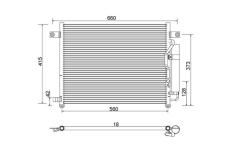 Kondenzátor, klimatizace HART 605 714