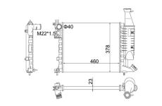 Chladič, chlazení motoru HART 605 915