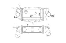 Chladič turba HART 621 402
