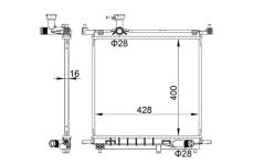 Chladič, chlazení motoru HART 622 281