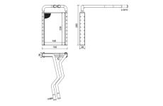 Výměník tepla, vnitřní vytápění HART 630 926