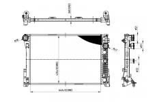 Chladič, chlazení motoru HART 612 347