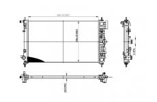 Chladič, chlazení motoru HART 612 362