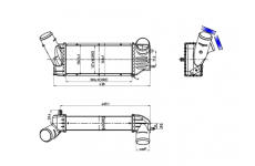 Chladič turba HART 612 525