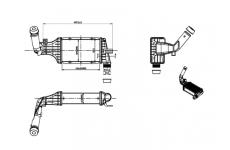 Chladič turba HART 612 572