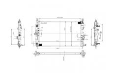 Chladič, chlazení motoru HART 618 586