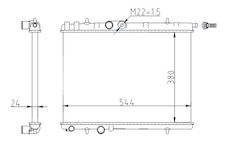 Chladič, chlazení motoru HART 605 663