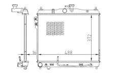 Chladič, chlazení motoru HART 611 621