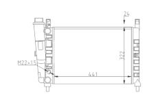 Chladič, chlazení motoru HART 611 829