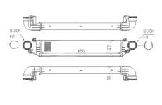 Chladič turba HART 612 533