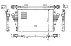 Chladič turba HART 612 725