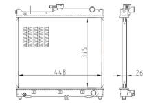 Chladič, chlazení motoru HART 643 020