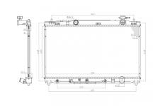 Chladič, chlazení motoru HART 646 021