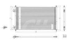 Kondenzátor, klimatizace HART 606 927