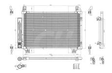 Kondenzátor, klimatizace HART 612 276