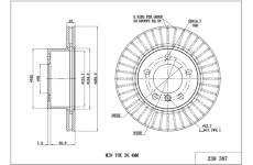 Brzdový kotouč HART 239 387