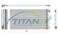 Kondenzátor, klimatizace TitanX CD369012