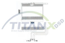 Výparník, klimatizace TitanX EV129003