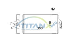 Výměník tepla, vnitřní vytápění TitanX HT119001