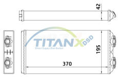 Výměník tepla, vnitřní vytápění TitanX HT139001