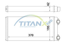 Výměník tepla, vnitřní vytápění TitanX HT139002