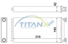 Výměník tepla, vnitřní vytápění TitanX HT139003