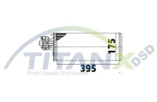 Výměník tepla, vnitřní vytápění TitanX HT159002