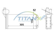 Výměník tepla, vnitřní vytápění TitanX HT339001