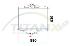 Chladič turba TitanX IC119005