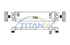 Chladič turba TitanX IC369003