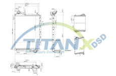 Chladič turba TitanX IX129006
