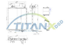 Chladič turba TitanX IX129007