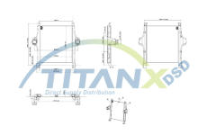 Chladič turba TitanX IX159007