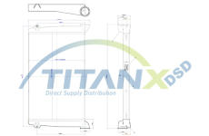 Chladič turba TitanX IX609001