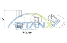 Tlakový vypínač, klimatizace TitanX PR359003