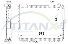 Chladič, chlazení motoru TitanX RD709019
